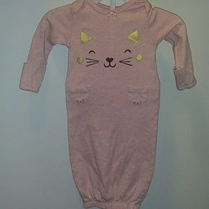 Carter's cat gown pajama